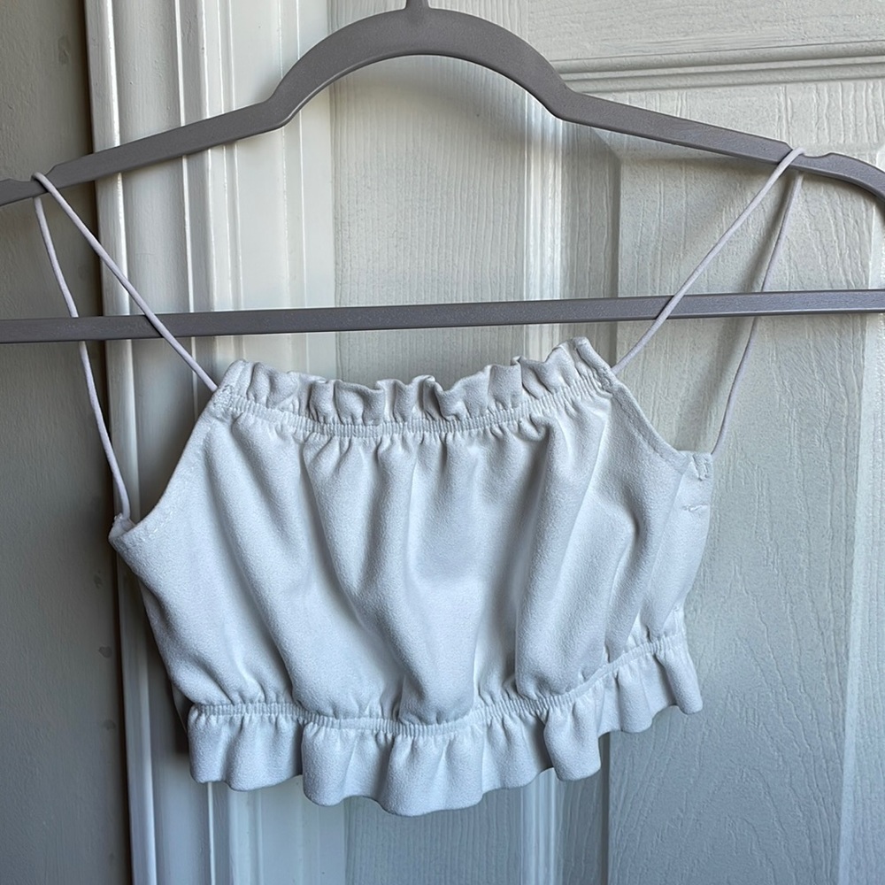Adika backless cropped tank top